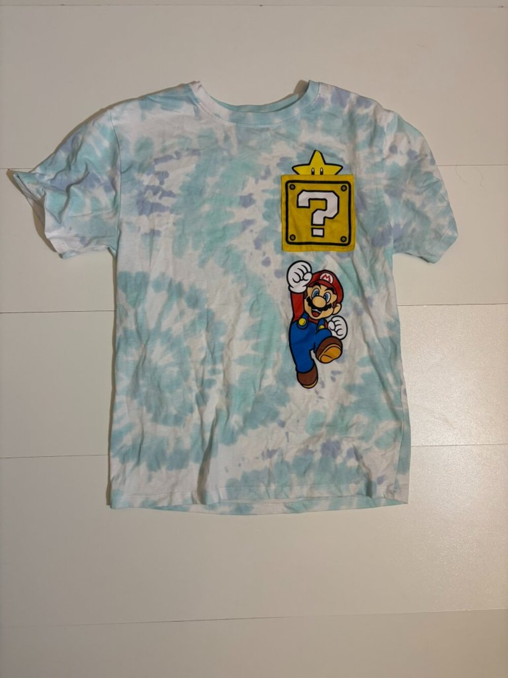 Boys Large Super Mario Tee